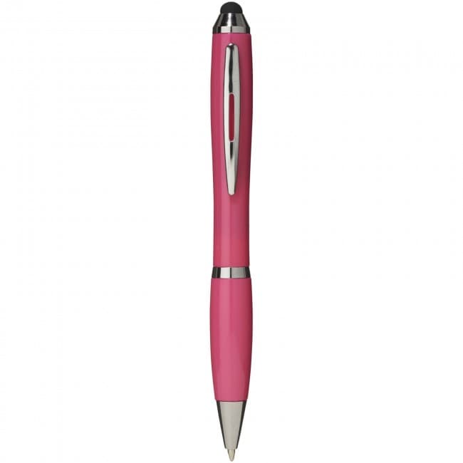 Custom Printed Nash coloured stylus ballpoint pen - Image 2