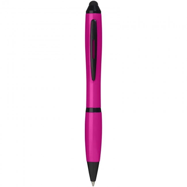 Custom Printed Nash coloured stylus ballpoint pen - Image 1