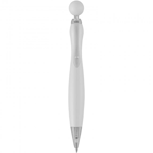 Custom Printed Naples ballpoint pen with ball-shaped clicker - Image 3