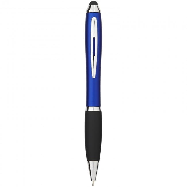 Custom Printed Nash ballpoint pen with soft-touch black grip - Image 7