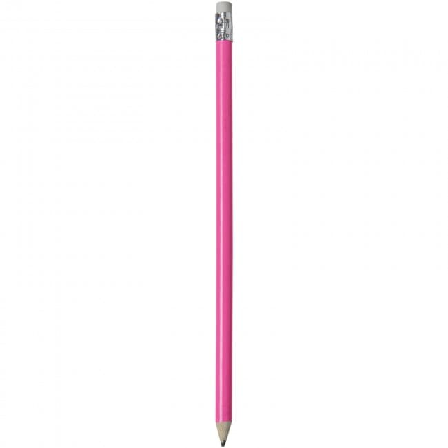 Custom Printed Alegra pencil with coloured barrel - Image 1