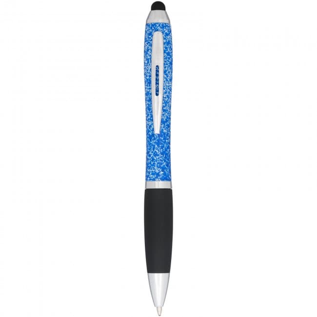 Custom Printed Nash speckled ballpoint pen with stylus - Image 4