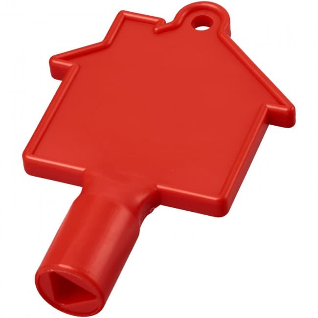 Custom Printed Maximilian house-shaped meterbox key - Image 2