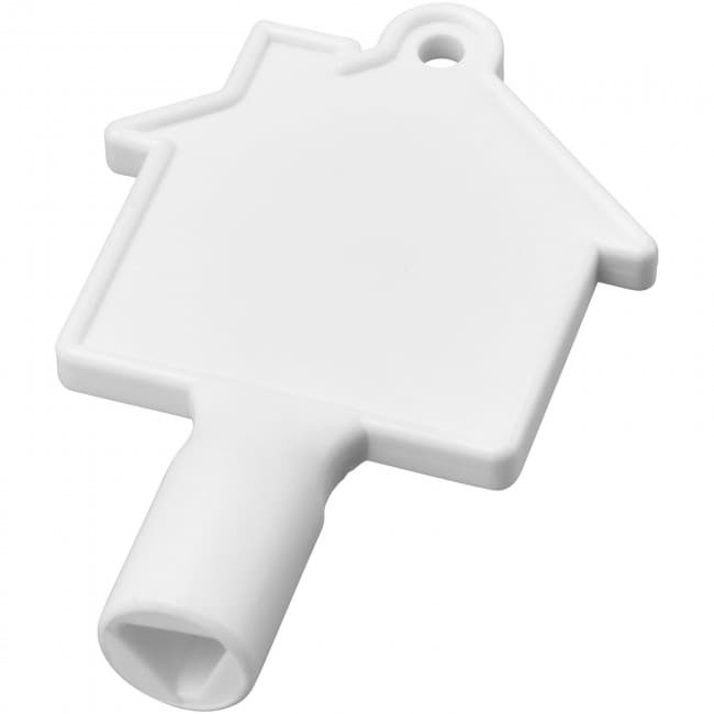 Custom Printed Maximilian house-shaped meterbox key - Image 1