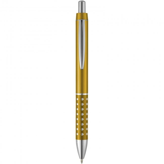 Custom Printed Bling ballpoint pen with aluminium grip - Image 4