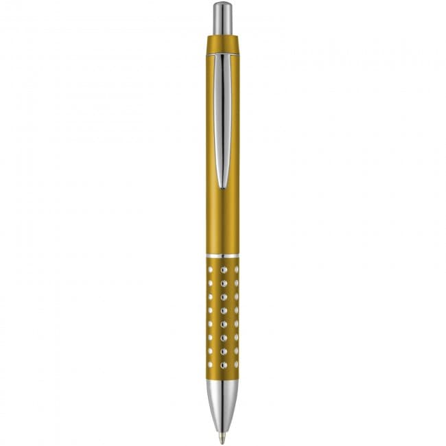 Custom Printed Bling ballpoint pen with aluminium grip - Image 4