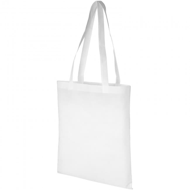 Custom Printed Zeus non-woven convention tote bag - Image 2