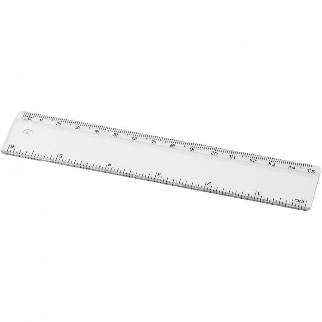 Custom Printed Renzo 15 cm plastic ruler - Image 9