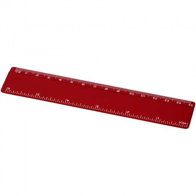 Custom Printed Renzo 15 cm plastic ruler - Image 5