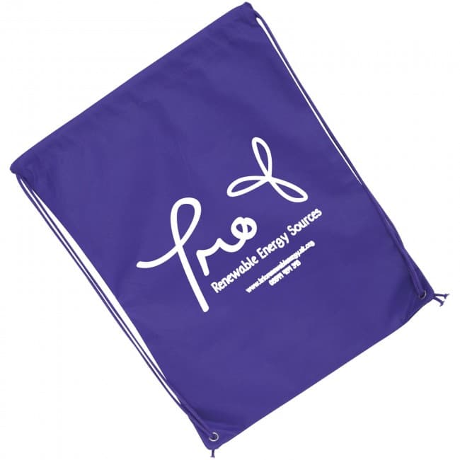 Custom Printed Eco-friendly drawstring bag - Image 3