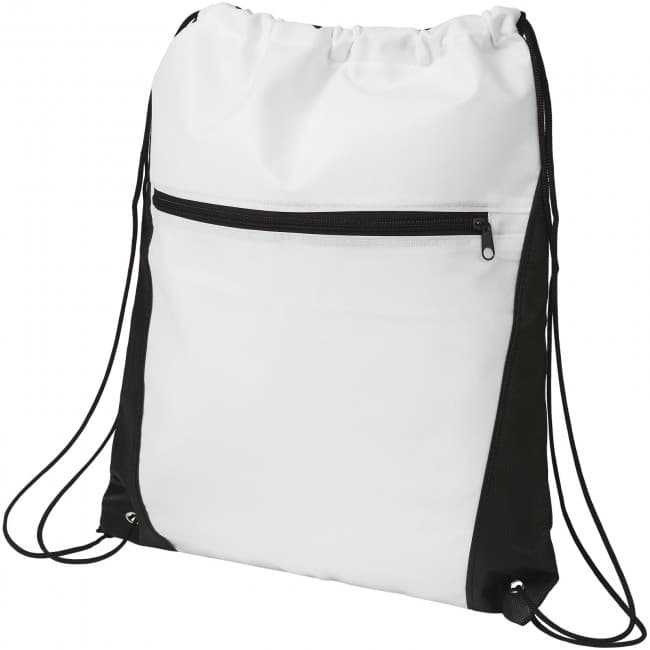 Custom Printed Contrast non-woven drawstring backpack - Image 6