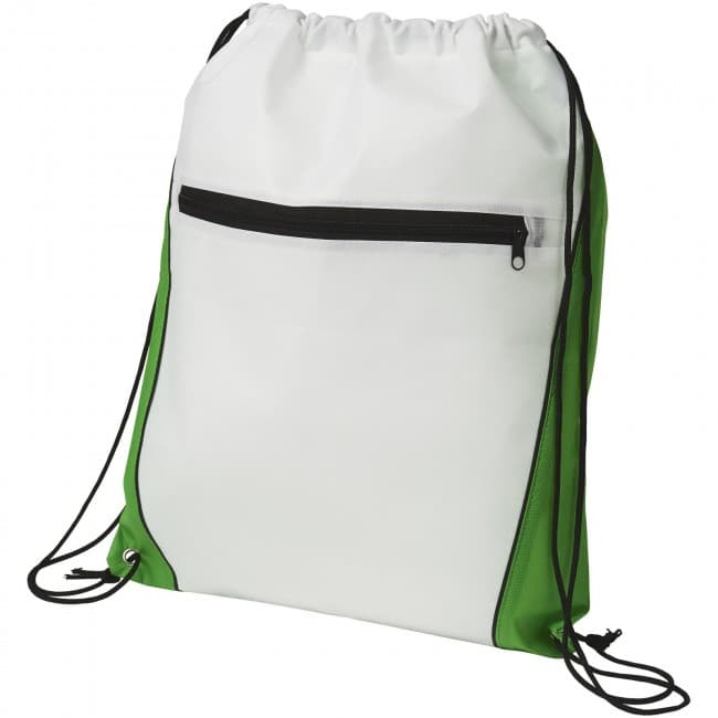 Custom Printed Contrast non-woven drawstring backpack - Image 4