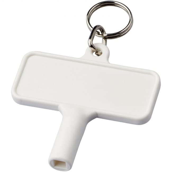 Custom Printed Largo plastic radiator key with keychain - Image 1