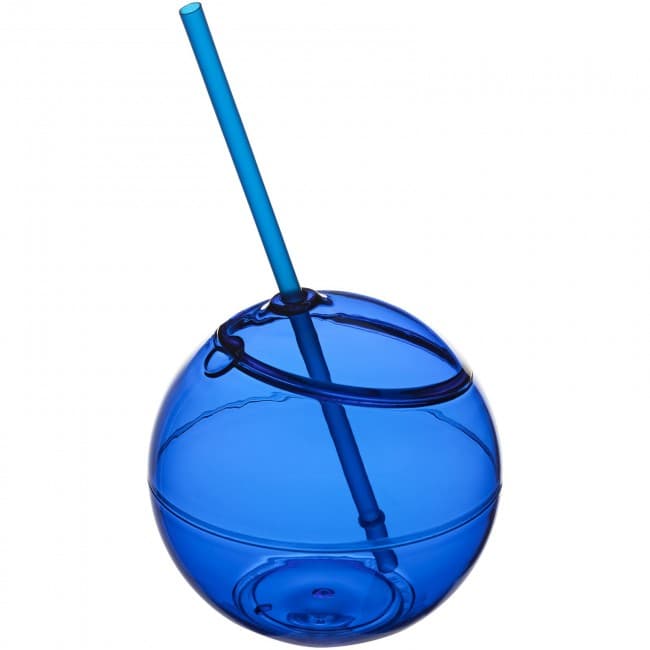 Custom Printed Fiesta 580 ml beverage ball with straw - Image 7