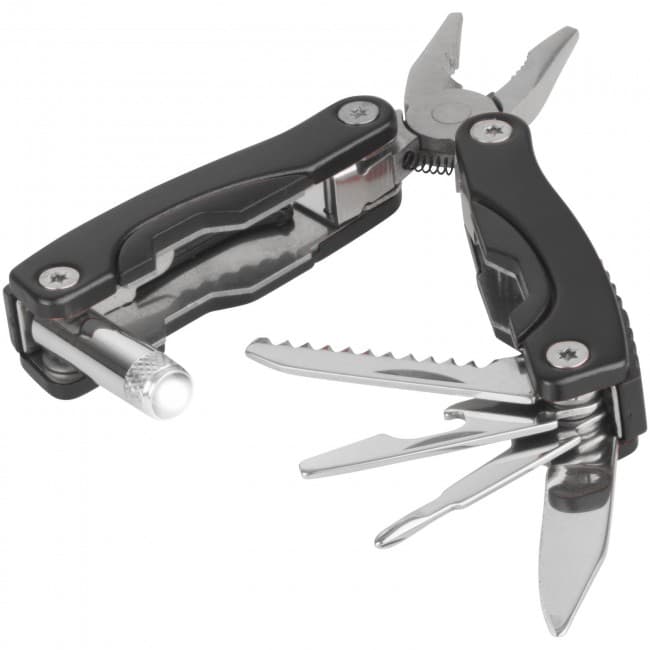 Custom Printed Casper 8-function multi-tool with LED flashlight - Image 1