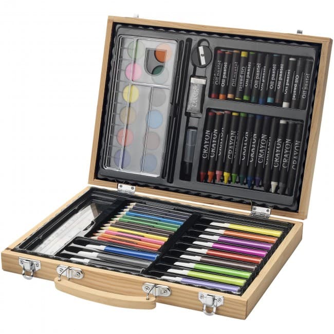 Custom Printed Rainbow 67-piece colouring set