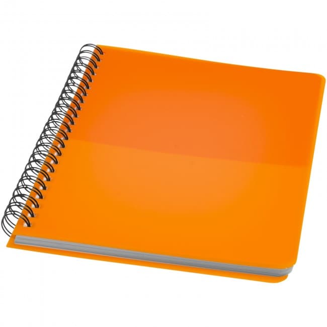 Custom Printed Colour-block A5 spiral notebook - Image 1