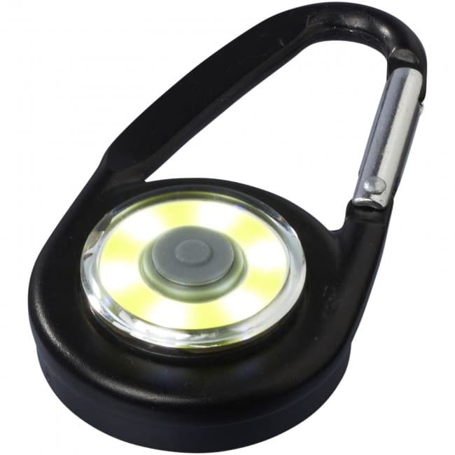 Custom Printed Eye COB light with carabiner - Image 6