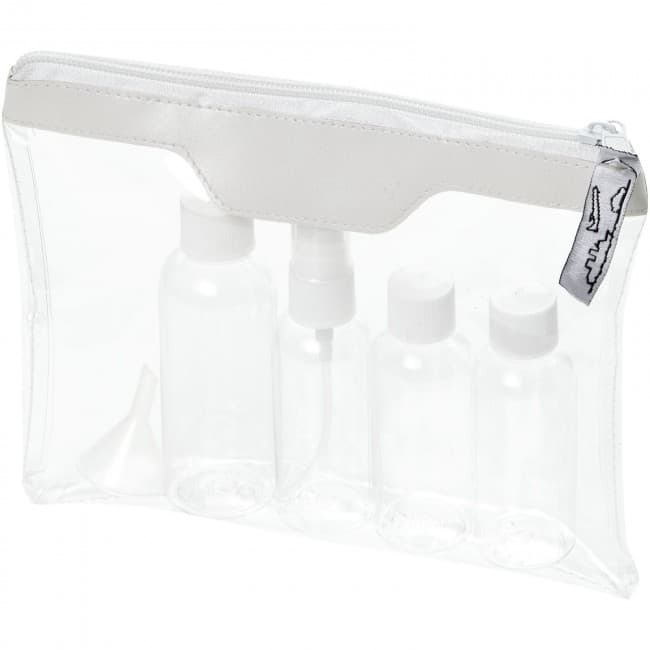 Custom Printed Munich airline approved travel bottle set - Image 1