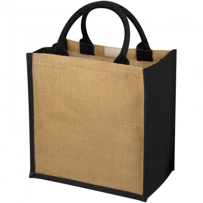 Custom Printed Chennai tote bag made from jute - Image 3