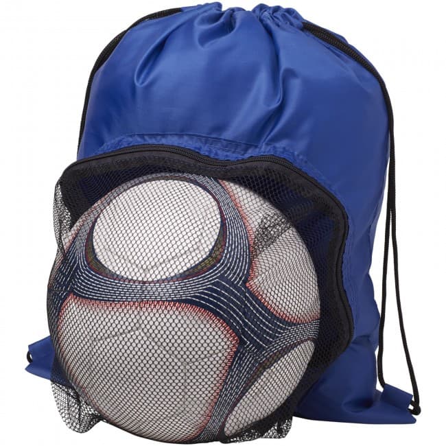 Custom Printed Goal football drawstring backpack - Image 3