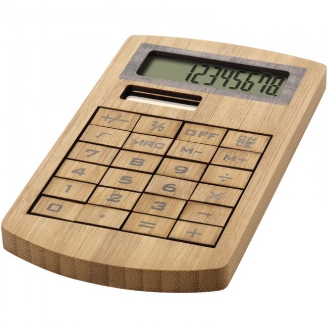 Custom Printed Eugene wooden calculator