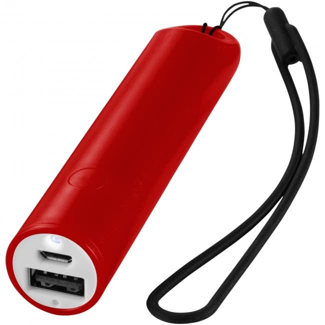 Custom Printed Bam 2200 mAh power bank with lanyard and LED light - Image 5