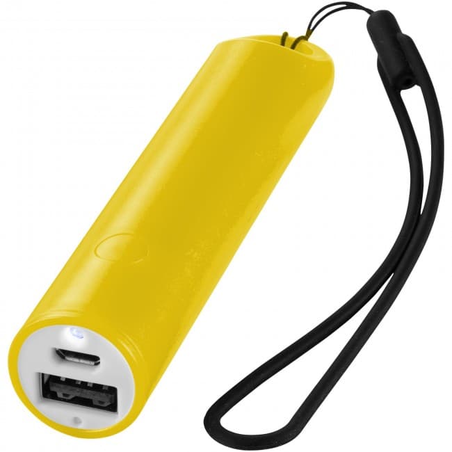 Custom Printed Bam 2200 mAh power bank with lanyard and LED light - Image 1