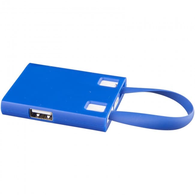 Custom Printed Revere 3-port USB hub with 3-in-1 cable - Image 3