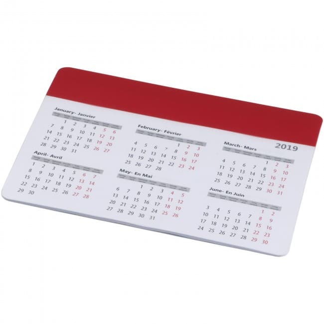 Custom Printed Chart mouse pad with calendar - Image 2