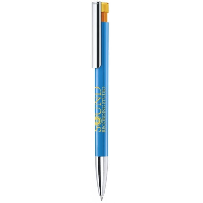 Custom Printed senator Liberty Mix & Match plastic ball pen (polished/clear MC MTT)