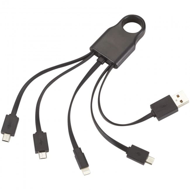 Custom Printed Squad 5-in-1 charging cable set - Image 3