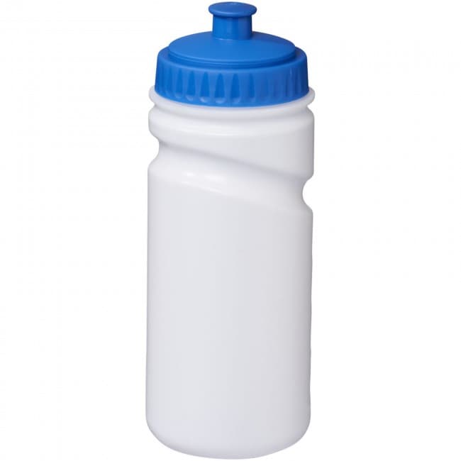 Custom Printed Easy-squeezy 500 ml white sport bottle - Image 1