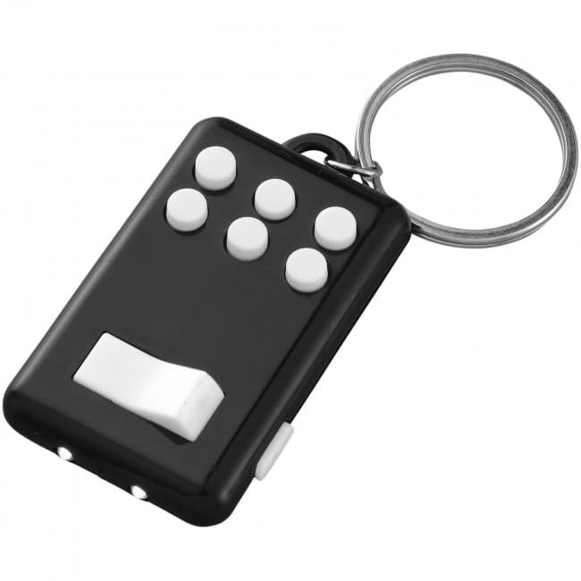 Custom Printed Flip-and-click anti-stress LED light keychain - Image 3