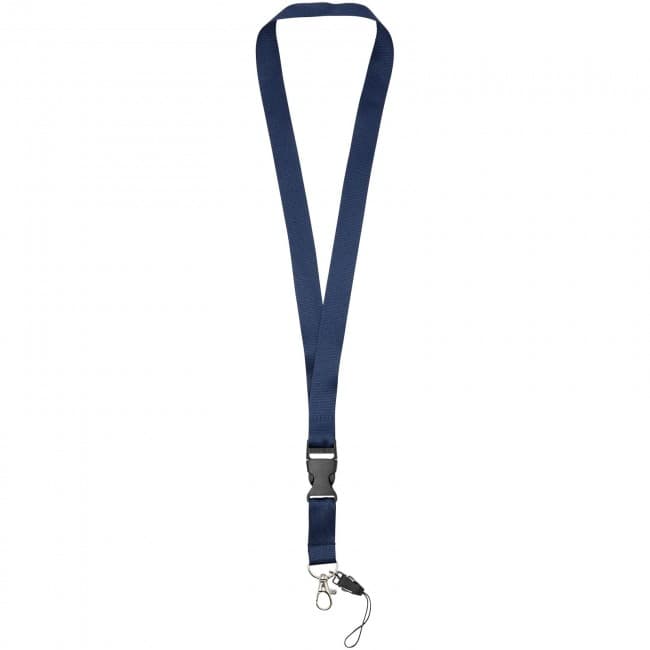 Custom Printed Sagan lanyard with detachable buckle, phone holder - Image 7