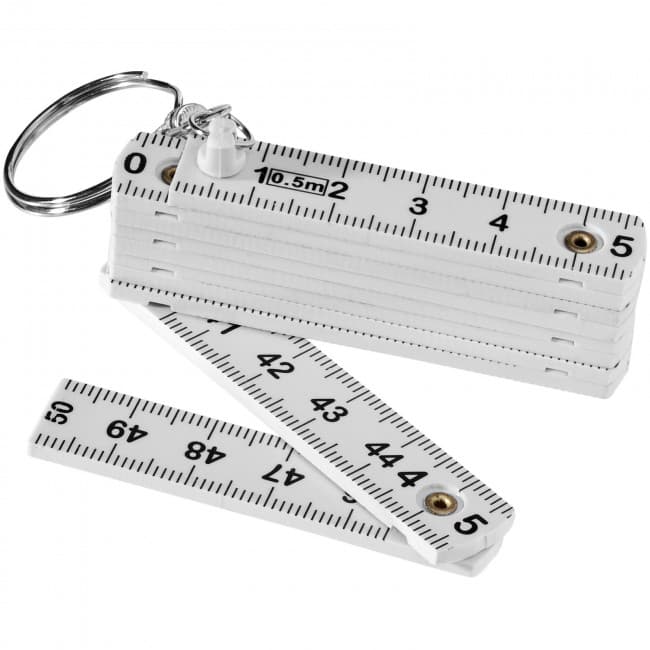 Custom Printed Harvey 0.5 metre foldable ruler keychain