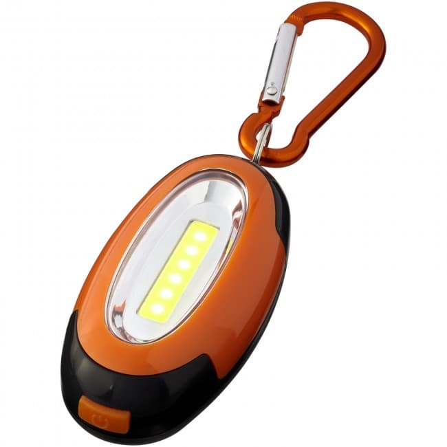 Custom Printed Atria COB light with carabiner - Image 1