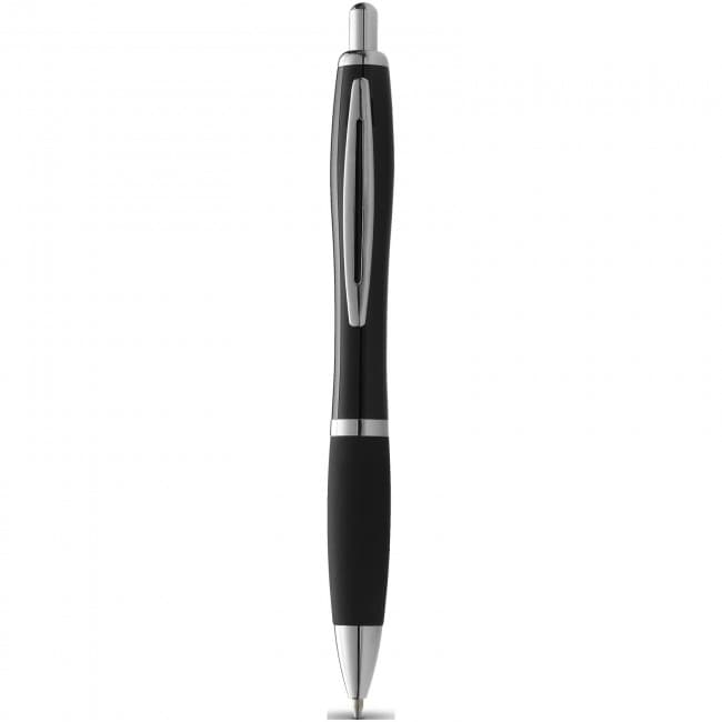 Custom Printed Mandarine ballpoint pen with soft-touch grip - Image 1