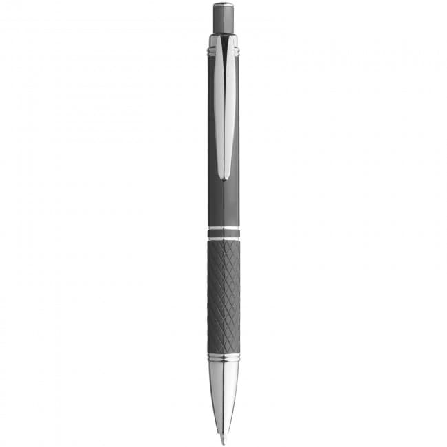 Custom Printed Jewel ballpoint pen with knurled grip - Image 2