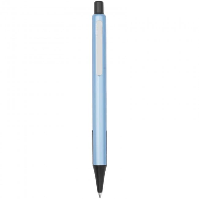 Custom Printed Milas ballpoint pen with rubber grips - Image 4