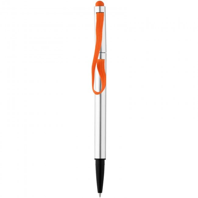 Custom Printed Stretch ballpoint pen with elastic strap - Image 2