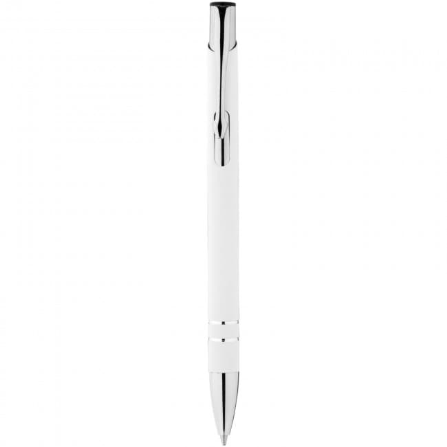 Custom Printed Corky ballpoint pen with rubber-coated exterior - Image 5