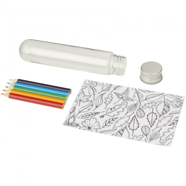 Custom Printed Cami mini doodling set in tube