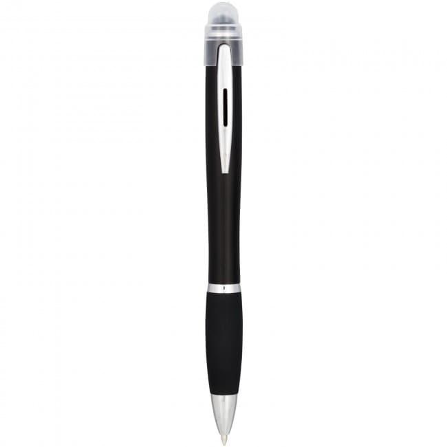 Custom Printed Nash light up pen coloured barrel and black grip - Image 7