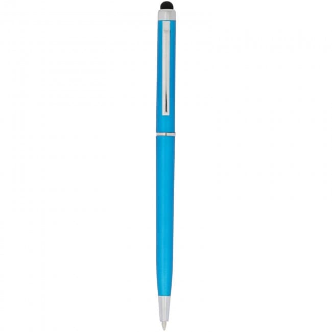 Custom Printed Valeria ABS ballpoint pen with stylus - Image 8