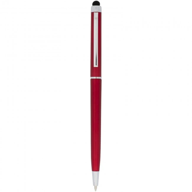 Custom Printed Valeria ABS ballpoint pen with stylus - Image 6