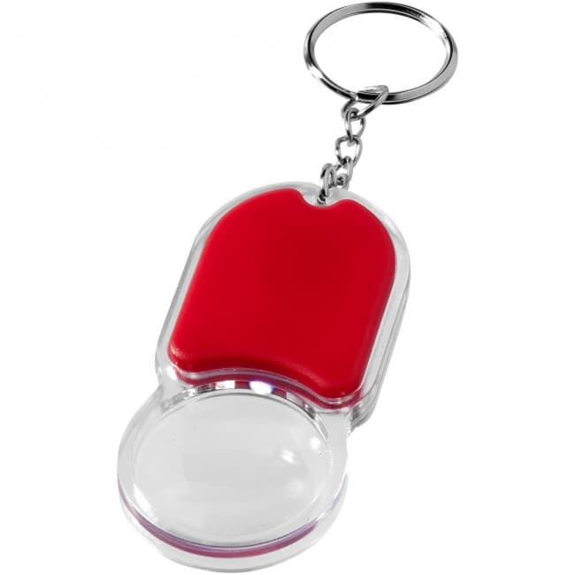 Custom Printed Zoomy magnifier keychain light - Image 2