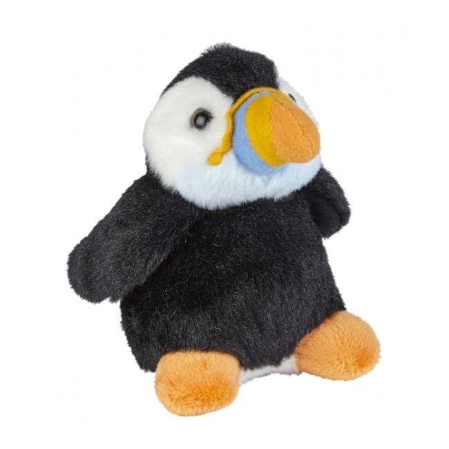 Custom Printed 12cm Puffin Plush