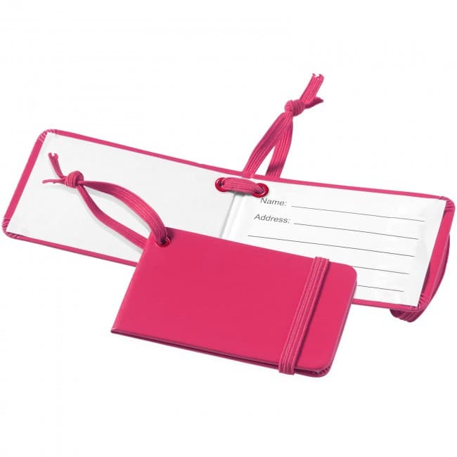 Custom Printed Viaggio luggage tag with elastic band - Image 1