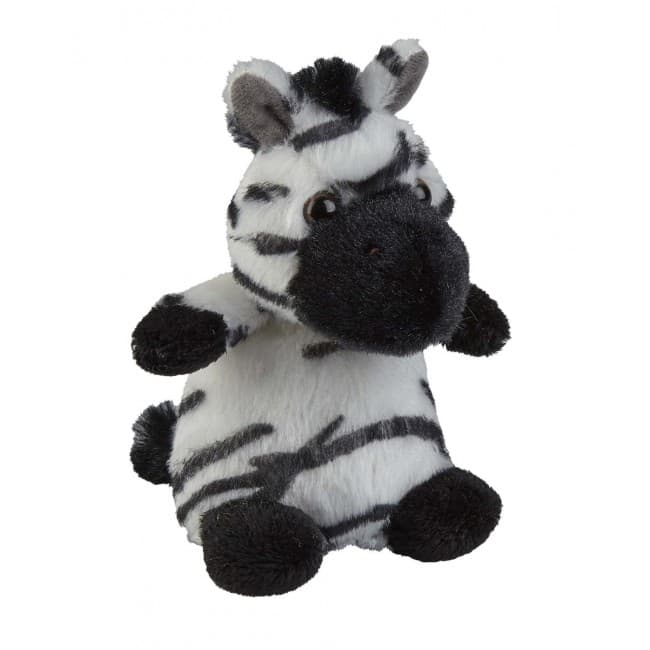 Custom Printed 12cm Zebra Plush